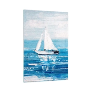 Quadro em vidro - Com um amigo ao meu lado - 80x120 cm