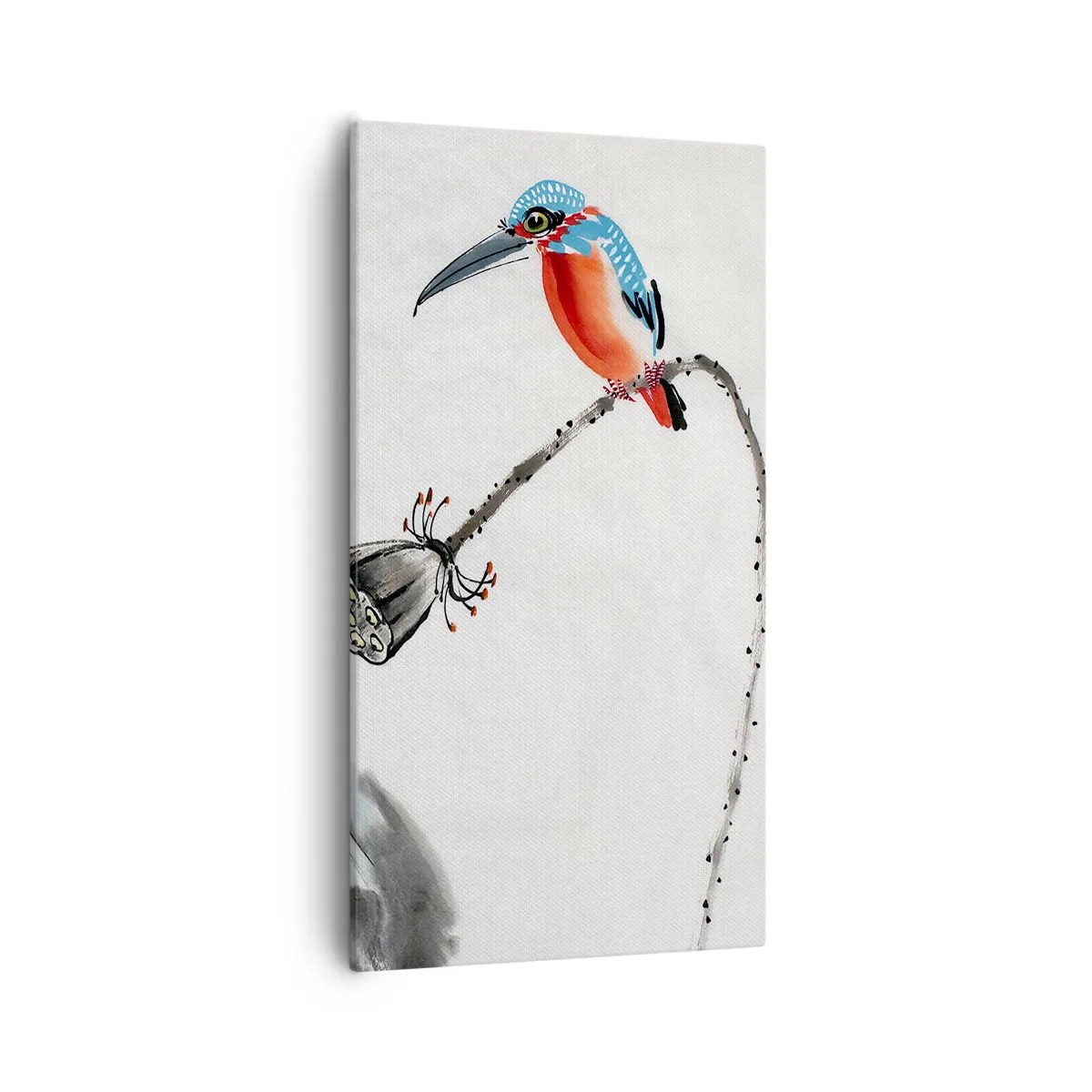 Quadro em tela - A vida do prado - 55x100 cm