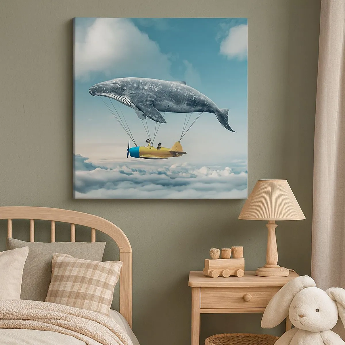 Quadro em tela - Por que não? - 30x30 cm