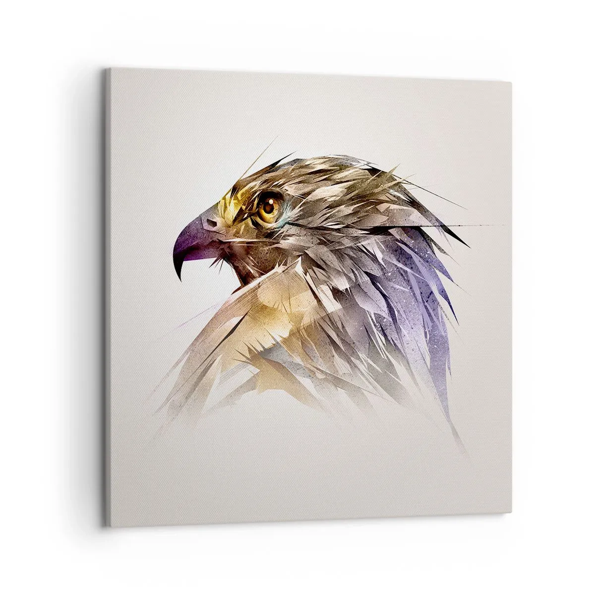 Quadro em tela - Retrato de um guerreiro - 50x50 cm