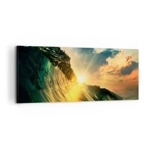 Quadro em tela - Surfer, onde está? - 100x40 cm