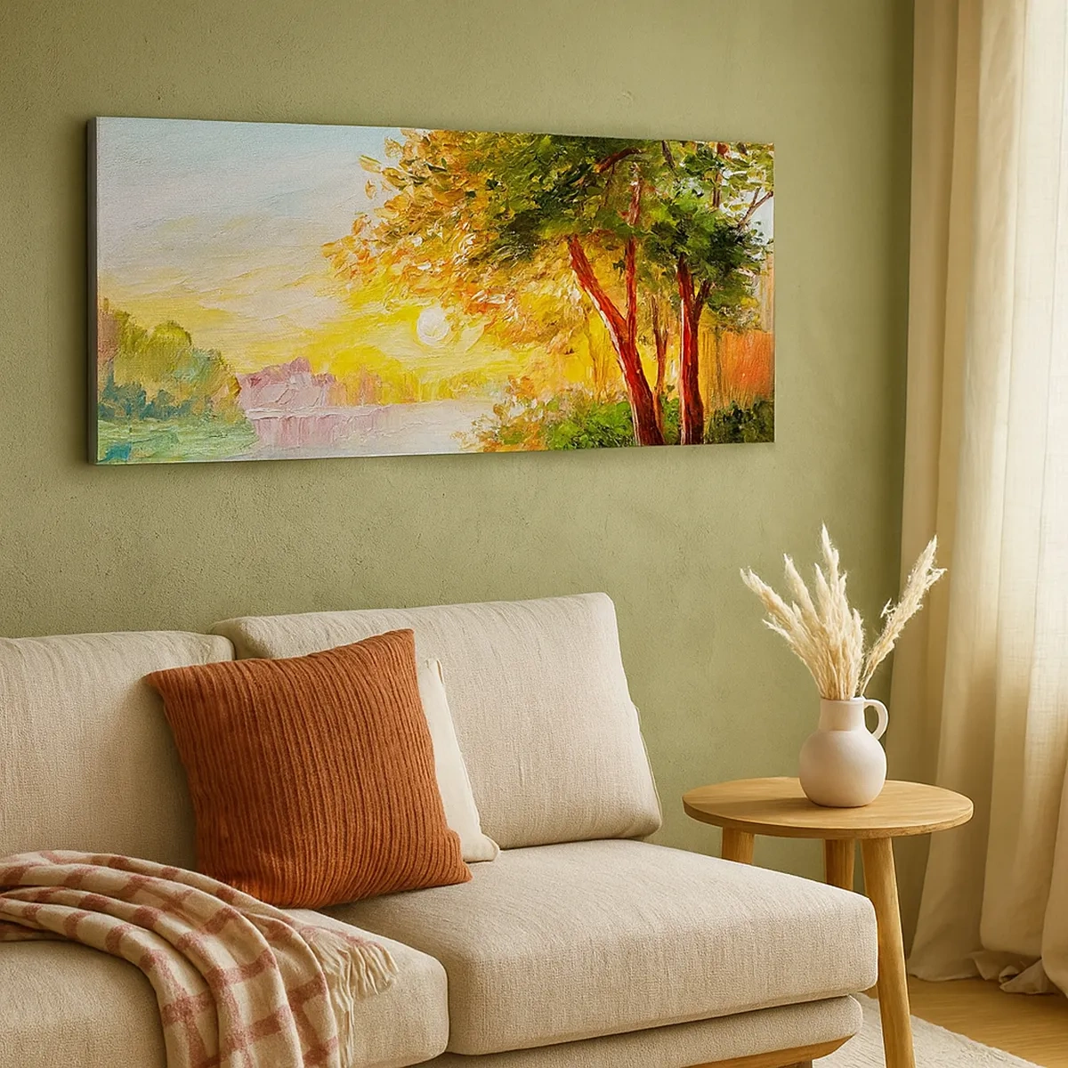 Quadro em tela - Et in Arcadia ego - 30x30 cm