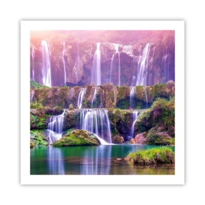 Pôster - Escadas para o céu - 60x60 cm