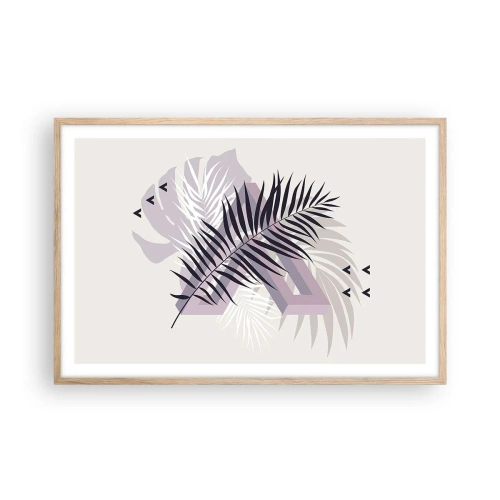 Pôster com moldura de carvalho claro - A sombra de uma sombra - 91x61 cm