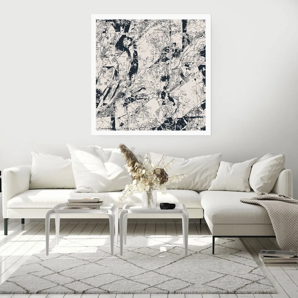 Pôster - Interpenetração de opostos - 30x30 cm