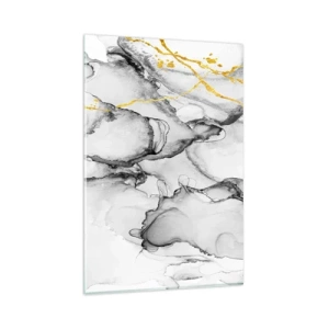 Quadro em vidro - Composição dourada - 80x120 cm