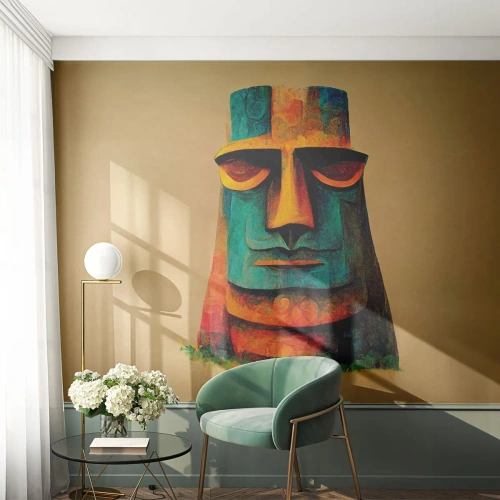 Papel de Parede Autocolante Deluxe Sticker - Escultórico e simpático - Estátua, Escultura, Pedaço - 250x175 cm