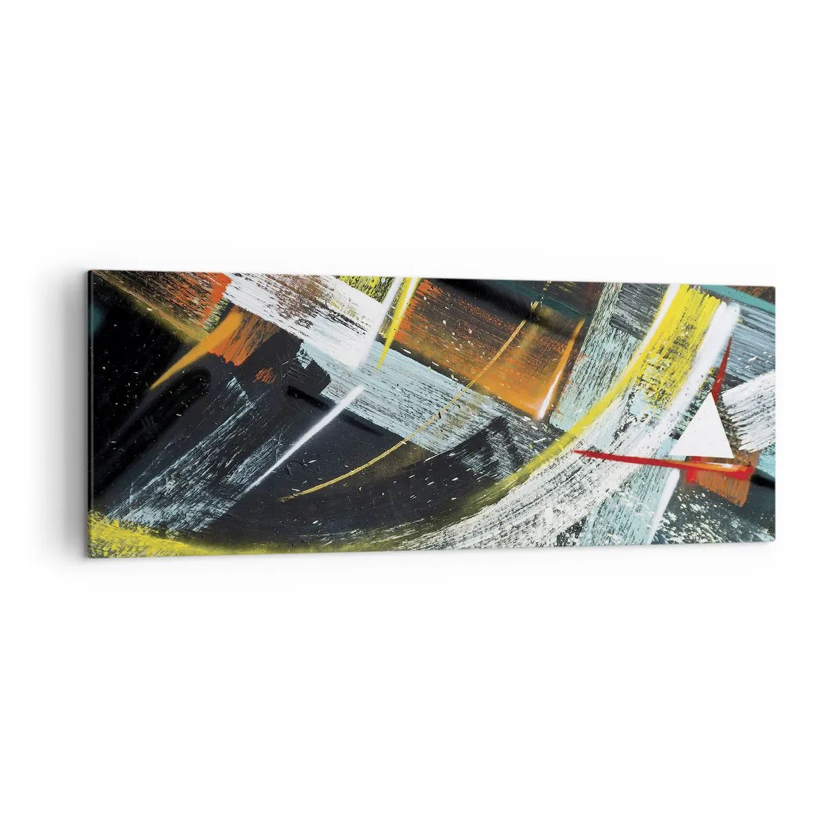 Quadro em tela - Energia de movimento - 140x50 cm