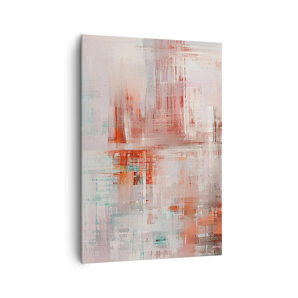 Quadro em tela - Nebuloso. Mas rosa - 70x100 cm