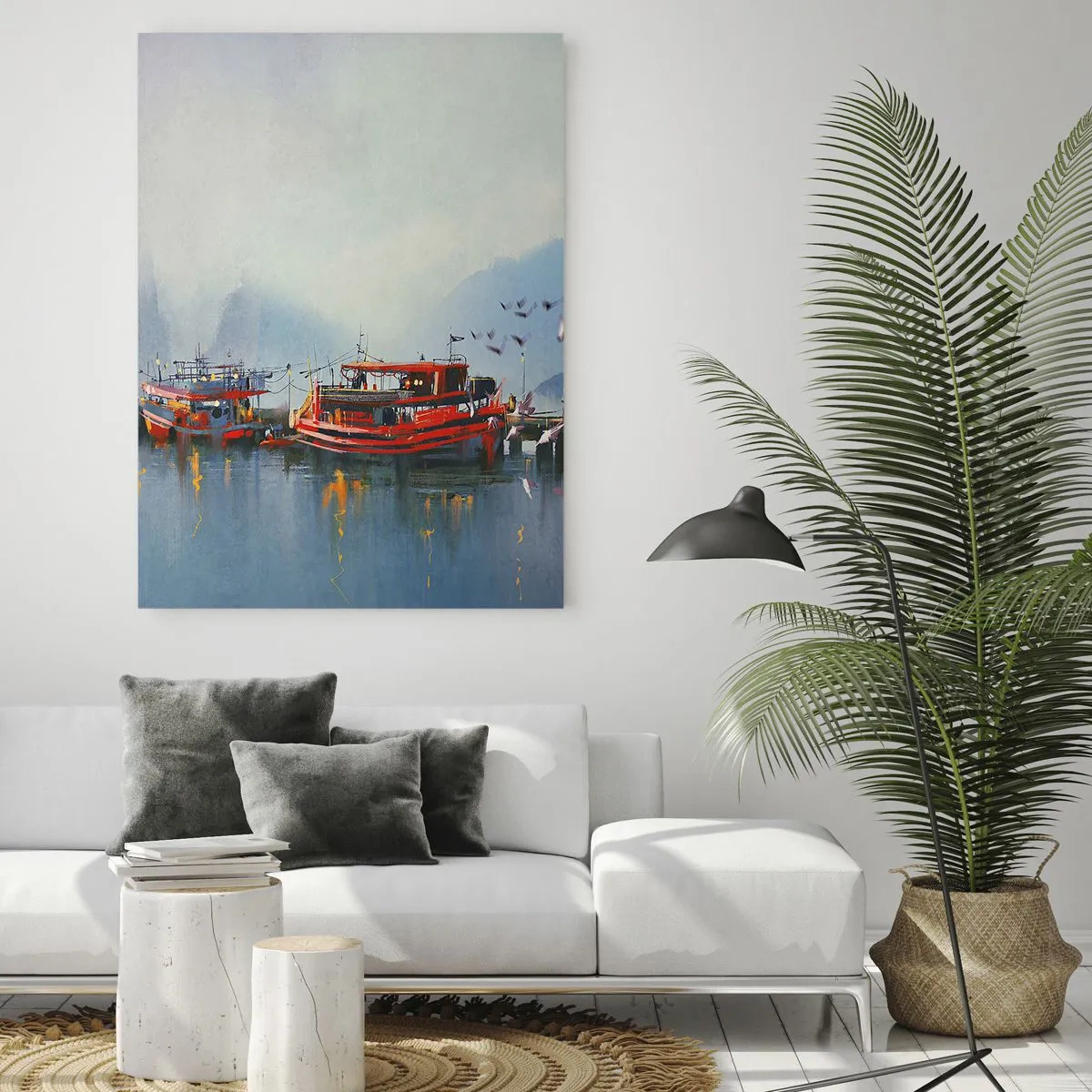 Quadro em vidro - No fim do mundo - 70x100 cm