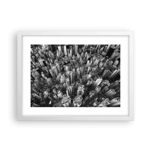 Pôster em moldura branca - Ainda mais alto e mais alto - 40x30 cm