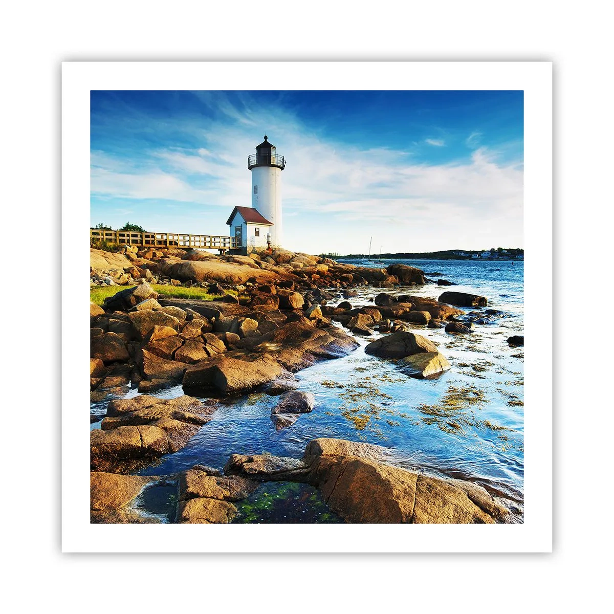 Pôster - Voltem bem, estou à espera - 60x60 cm