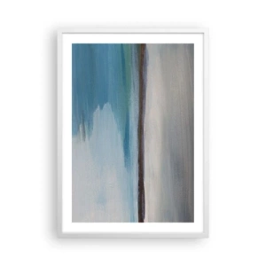 Pôster em moldura branca - Paisagem horizontal - 50x70 cm
