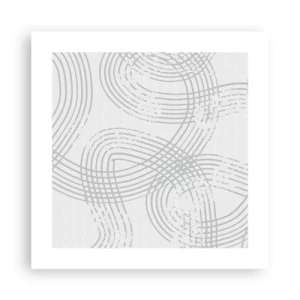 Pôster - Não existe caminho reto - 40x40 cm