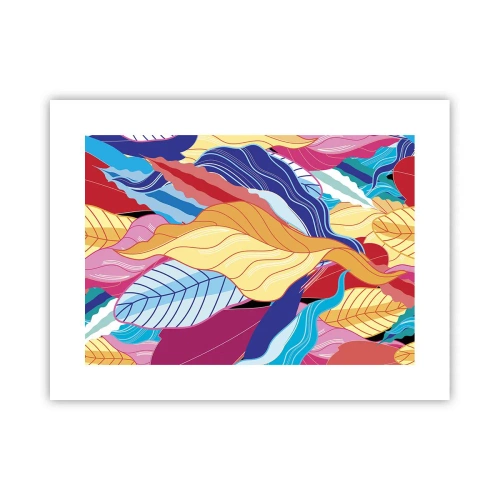 Pôster - Bagunça colorida - 40x30 cm