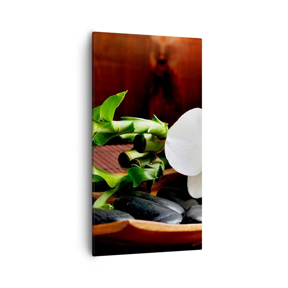 Quadro em tela - Renda-se ao toque da natureza - 55x100 cm