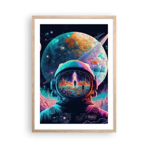 Pôster com moldura de carvalho claro - Os filósofos não sonharam com isso - 50x70 cm