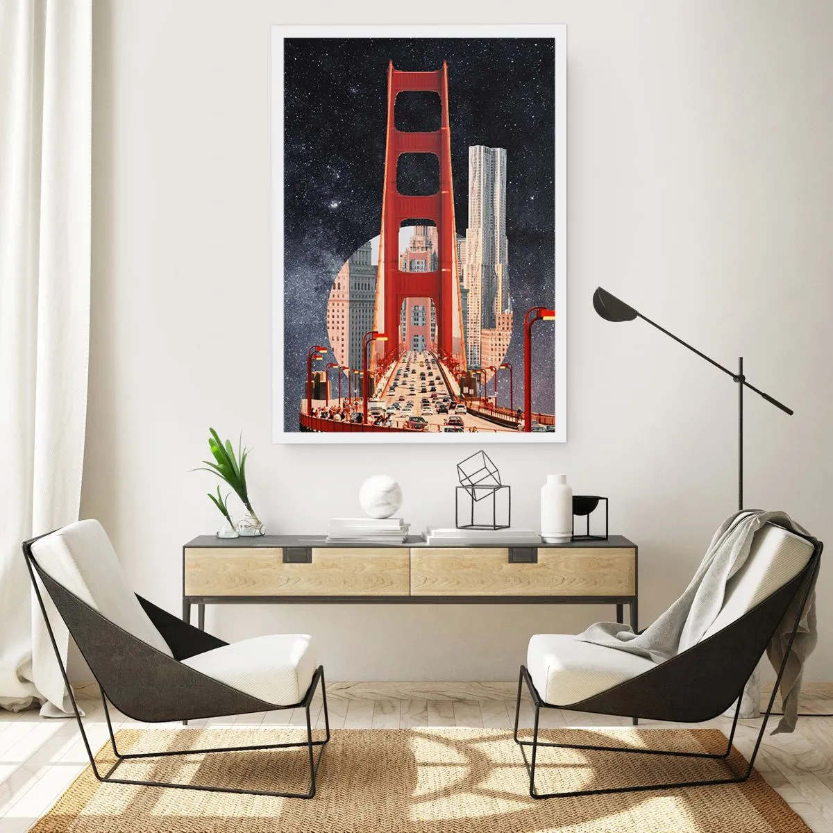 Pôster - Sempre no centro - 70x100 cm
