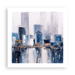 Pôster - Impressão de Nova York - 50x50 cm