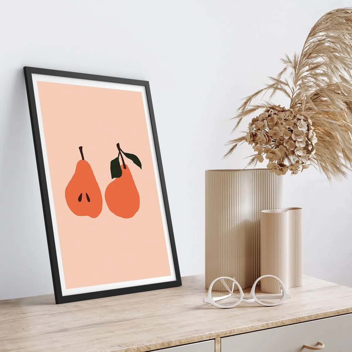 Pôster com moldura preta - A própria doçura - 61x91 cm