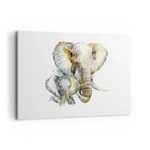 Quadro em tela - Nada melhor do que amor de mãe - 100x70 cm