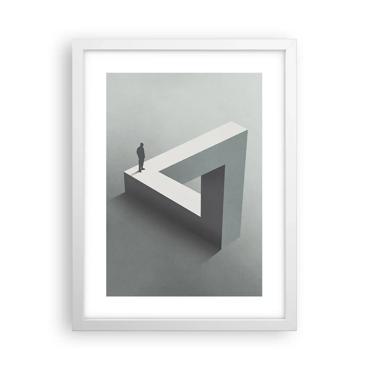 Pôster em moldura branca - Mas é possível - 30x40 cm