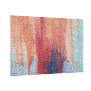 Quadro em vidro - Flutuar pelo arco-íris - 100x70 cm