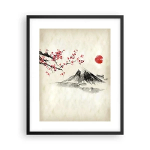 Pôster com moldura preta - Ame o Japão - 40x50 cm