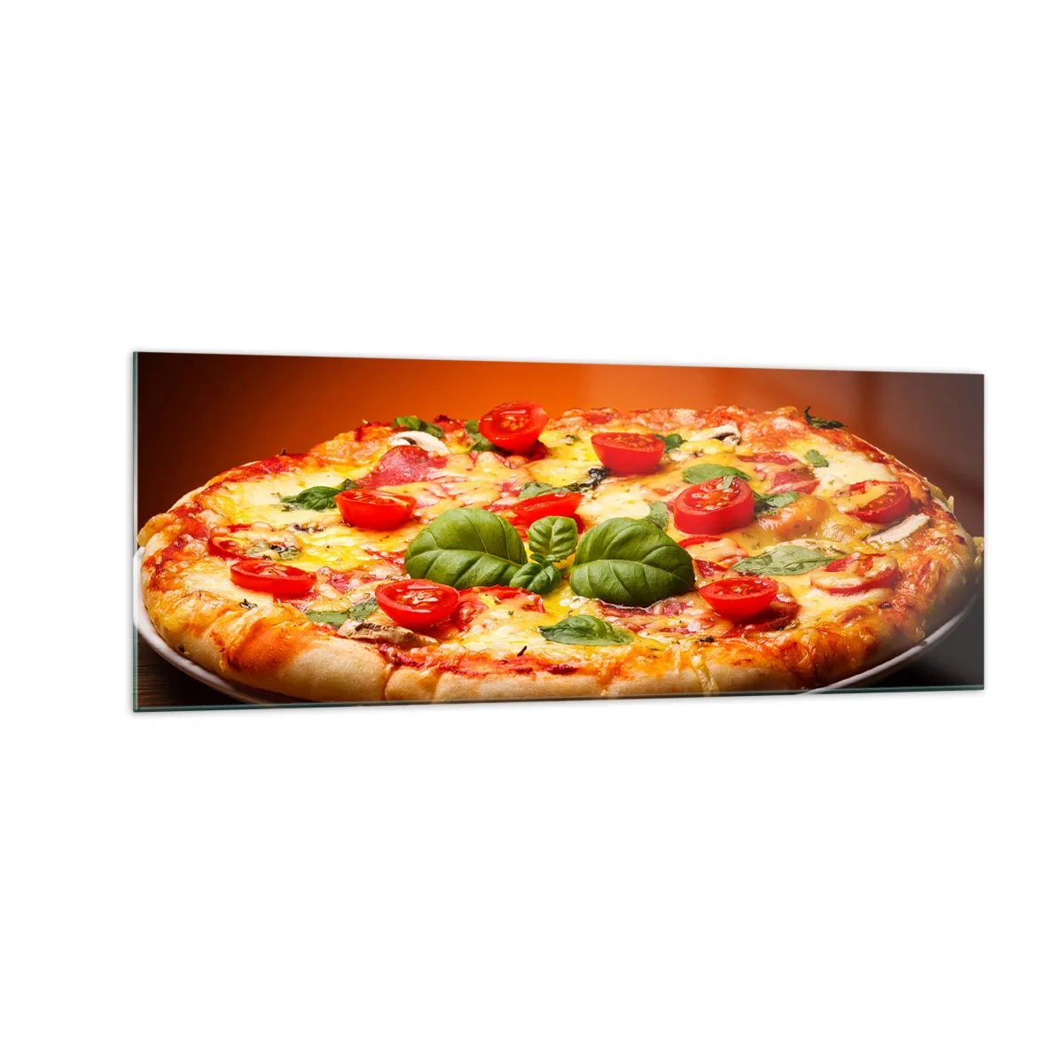 Quadro em vidro - Mamma mia! - 140x50 cm