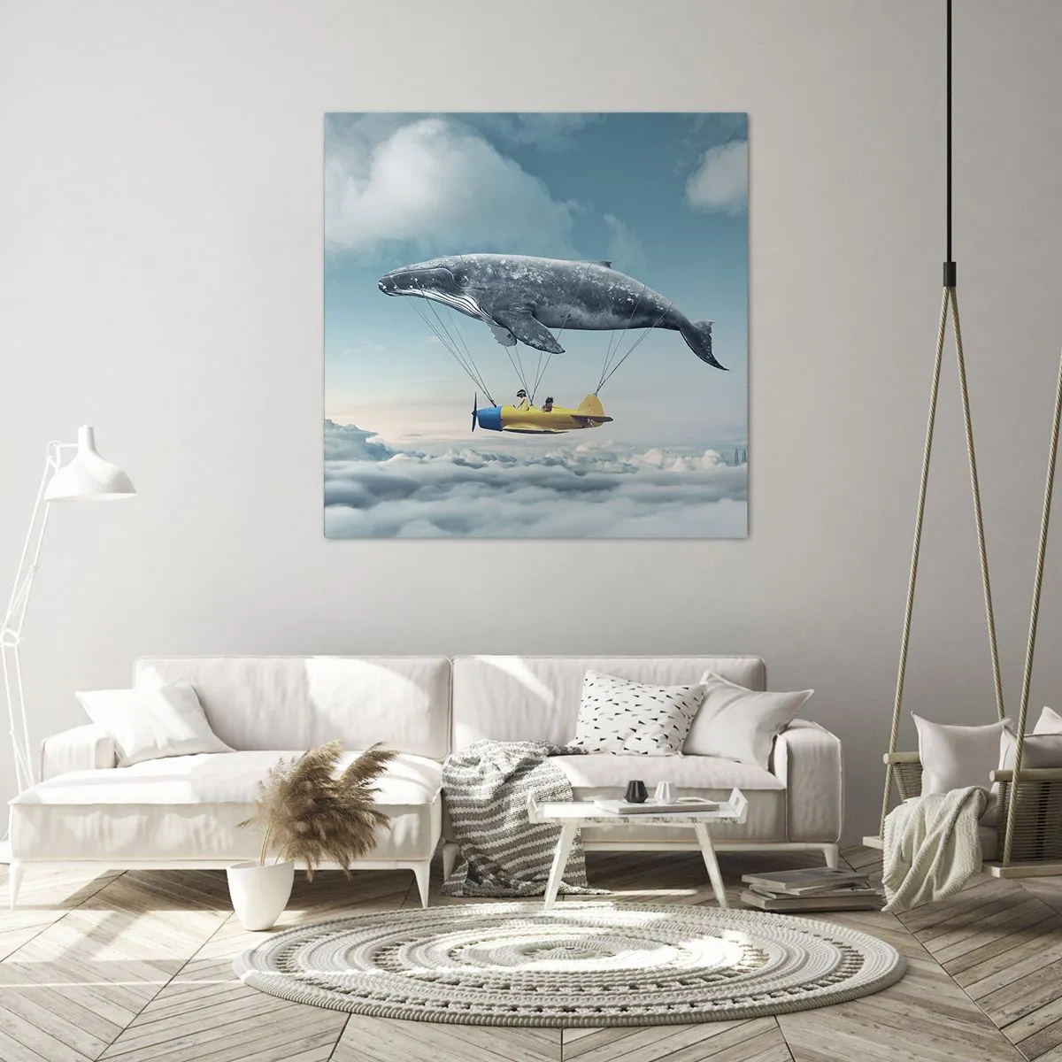 Quadro em tela - Por que não? - 70x70 cm