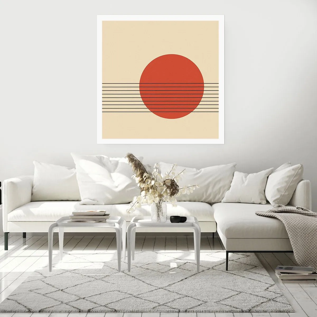 Pôster - Em círculo e mais além - 60x60 cm