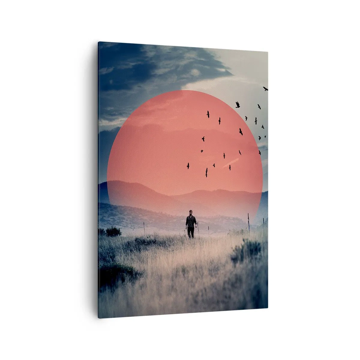 Quadro em tela - Em casa - 70x100 cm