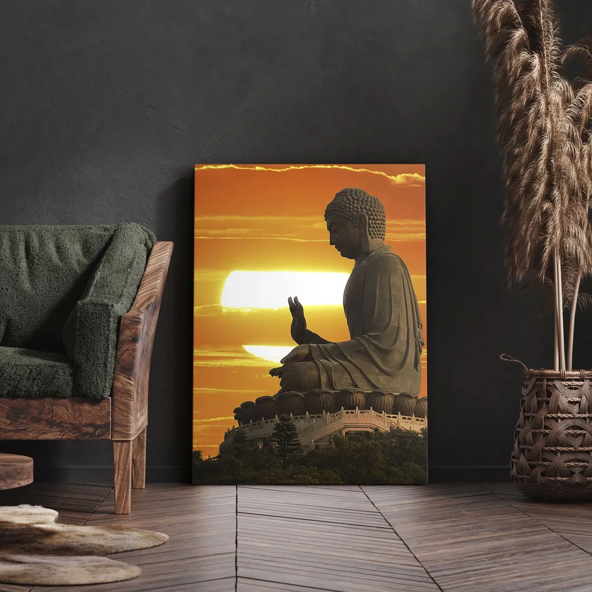 Quadro em tela - Sem medo do mundo - 50x70 cm