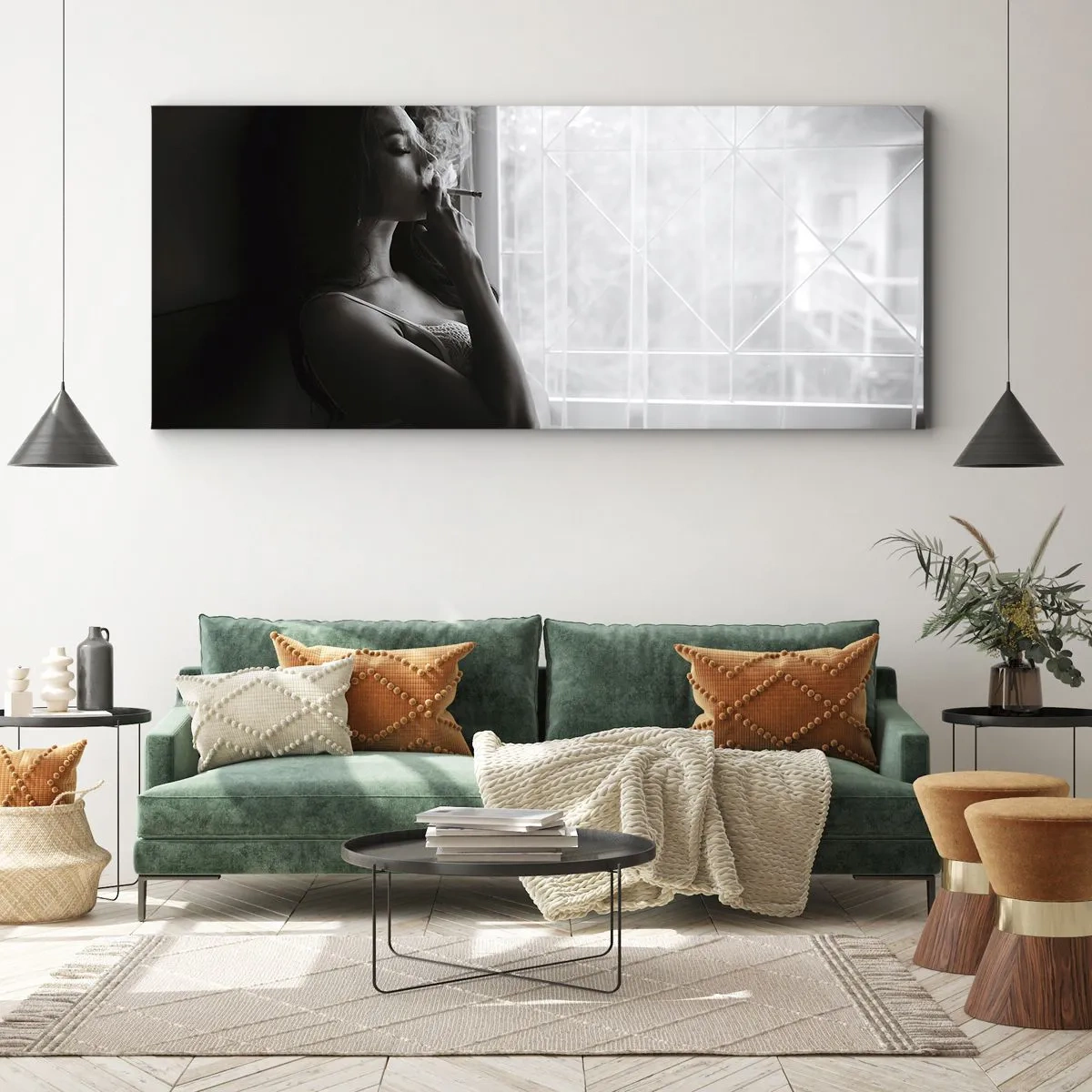 Quadro em tela - Um momento sensual - 100x40 cm
