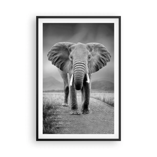 Pôster com moldura preta - O anfitrião dá as boas-vindas - 61x91 cm