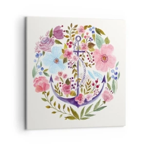 Quadro em tela - O bom sonho de um marinheiro - 50x50 cm