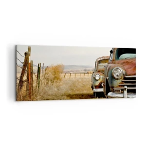 Quadro em tela - Um merecido descanso - 100x40 cm