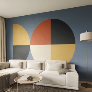 Papel de Parede Autocolante Deluxe Sticker - Verja e conte - Abstração, Gráficos, Arte Moderna - 500x350 cm