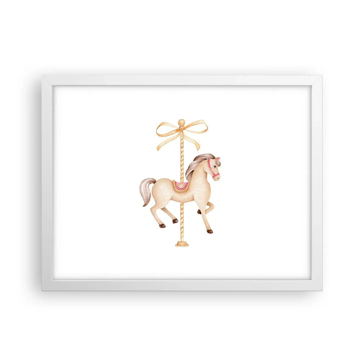 Pôster em moldura branca - Um trote gracioso - 40x30 cm