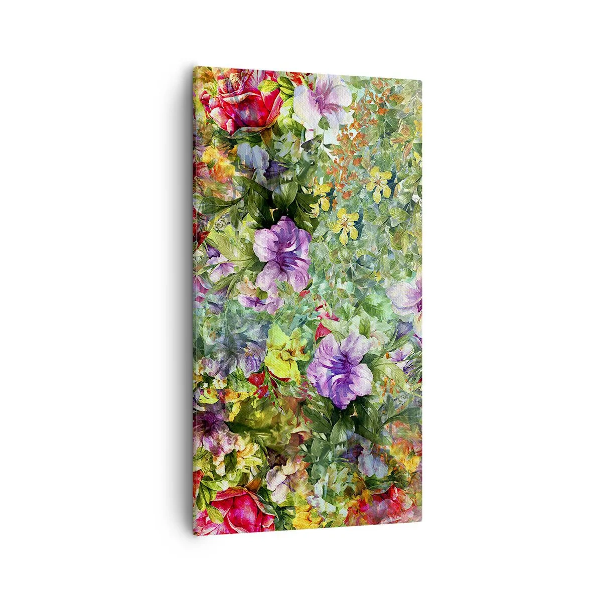 Quadro em tela - Nas flores para a perdição - 55x100 cm