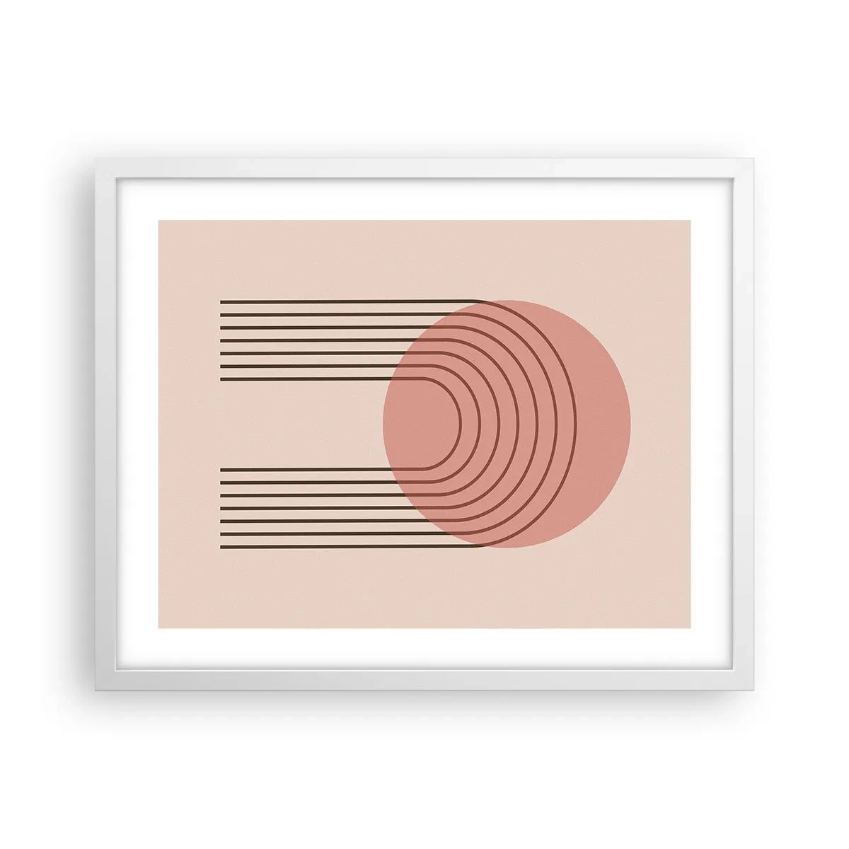 Pôster em moldura branca - Atração irresistível - 50x40 cm