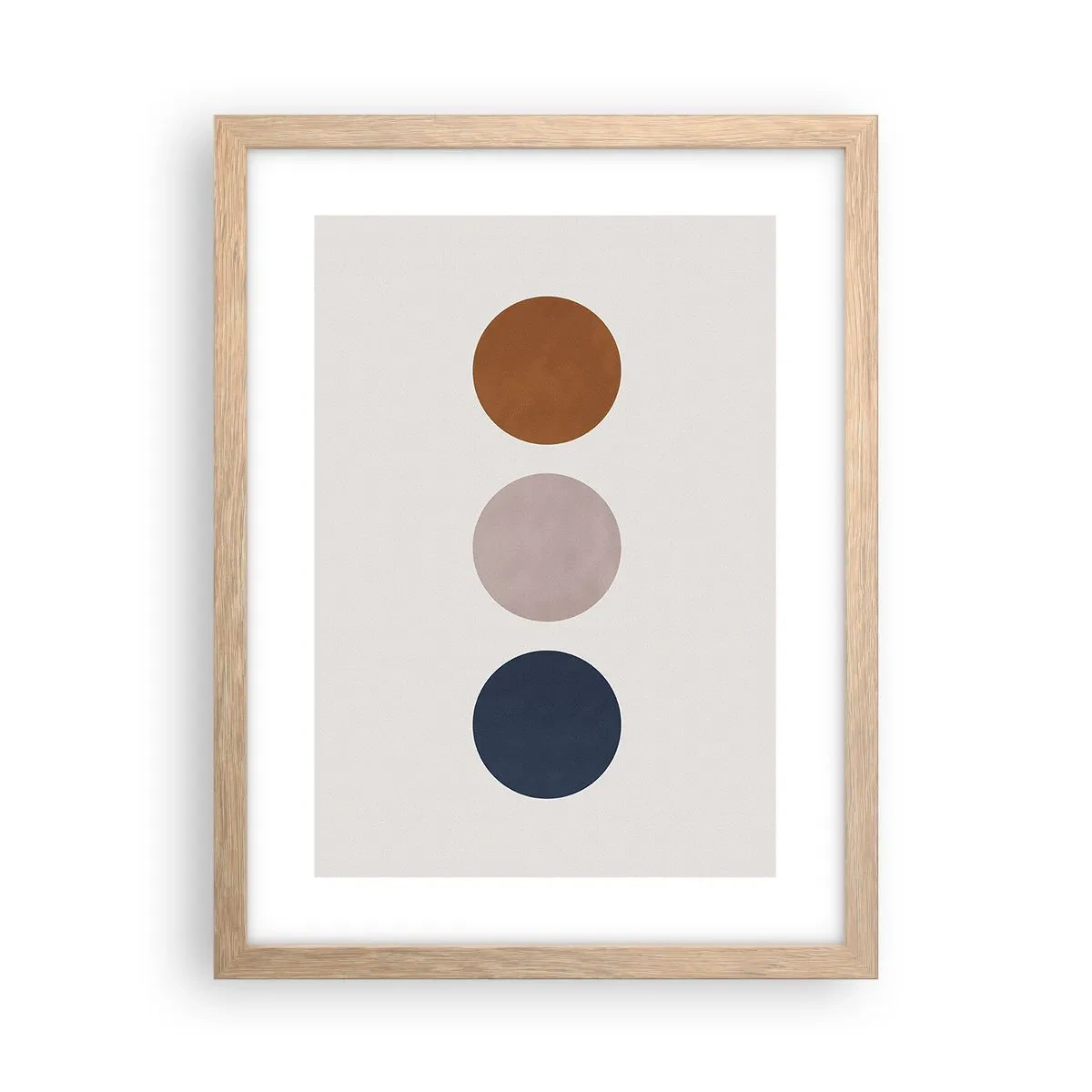 Pôster com moldura de carvalho claro - Um símbolo de excelência - 30x40 cm