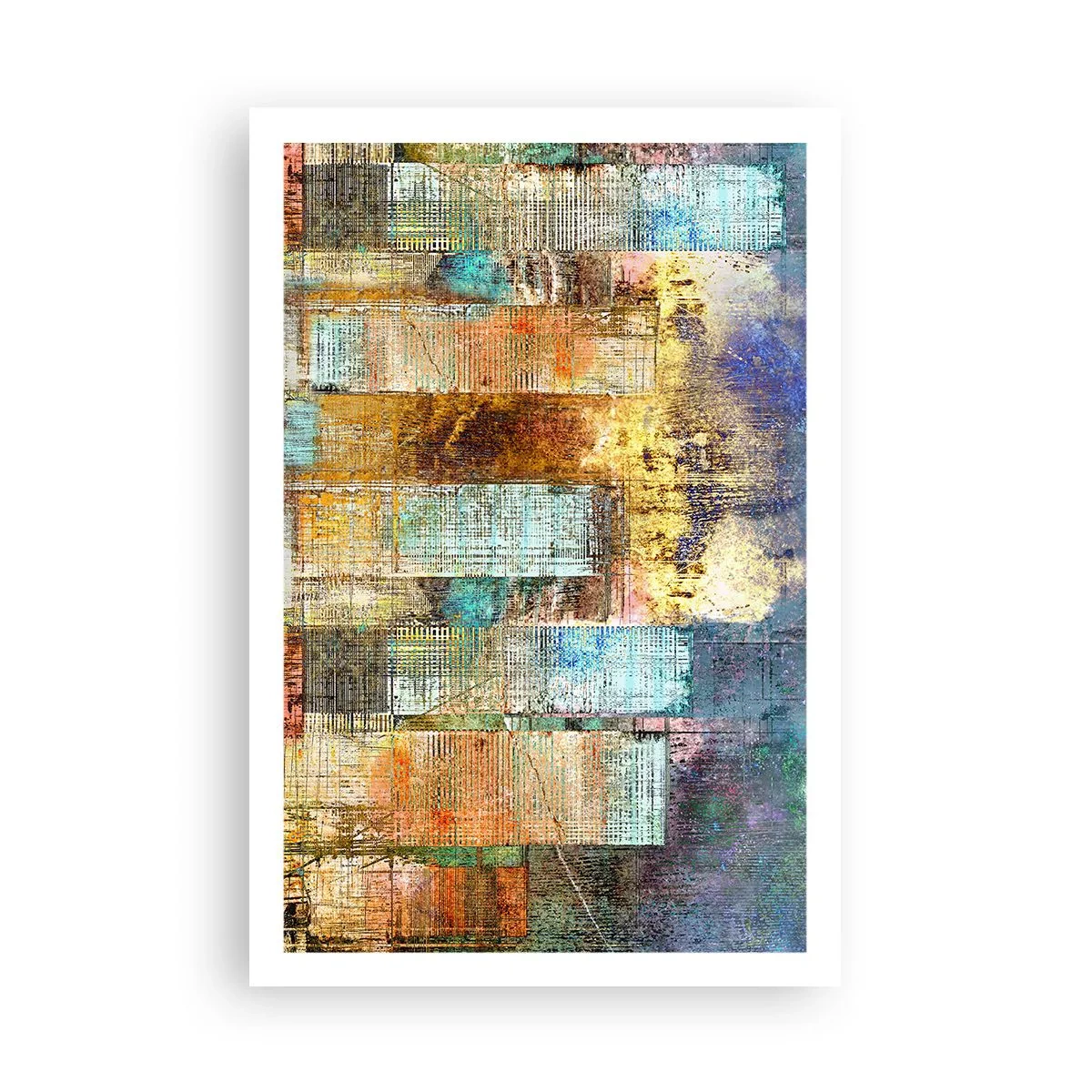 Pôster - Uma metrópole ensolarada - 61x91 cm