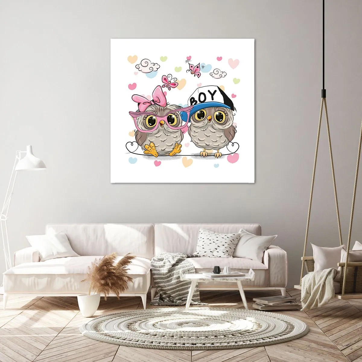 Quadro em tela - Amemo-nos! - 40x40 cm