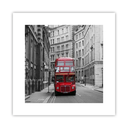 Pôster - A vida quotidiana não deve ser cinzenta - 30x30 cm