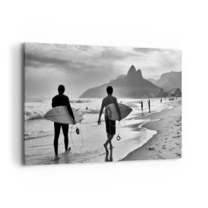Quadro em tela - Samba para uma onda - 120x80 cm