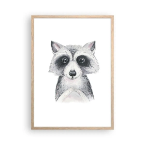 Pôster com moldura de carvalho claro - Um momento de emoção - 50x70 cm