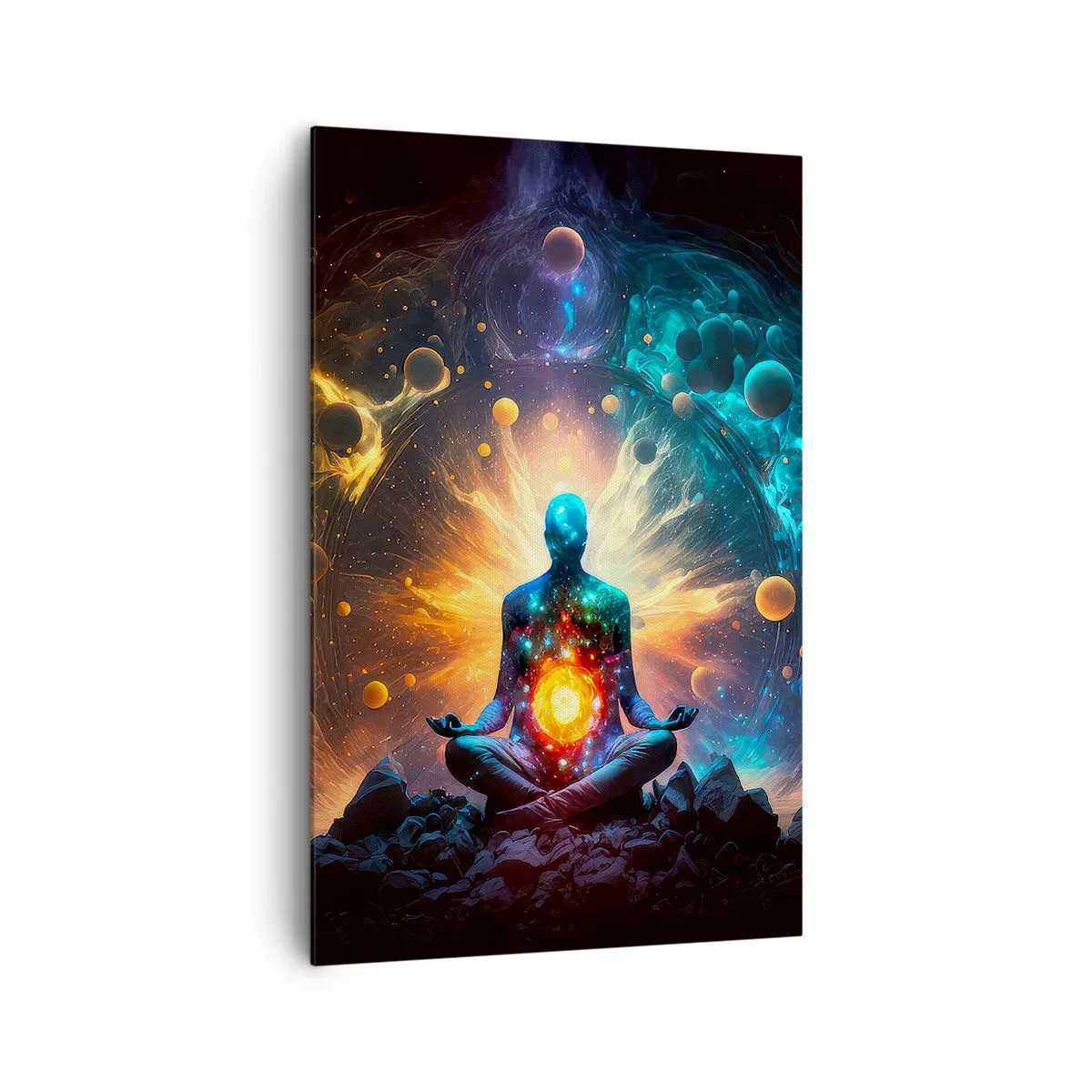 Quadro em tela - Paz cósmica - 80x120 cm