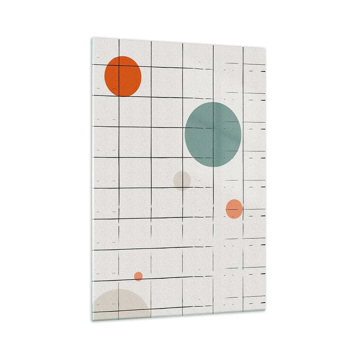 Quadro em vidro - Encurralado. Nós ou eles? - 70x100 cm