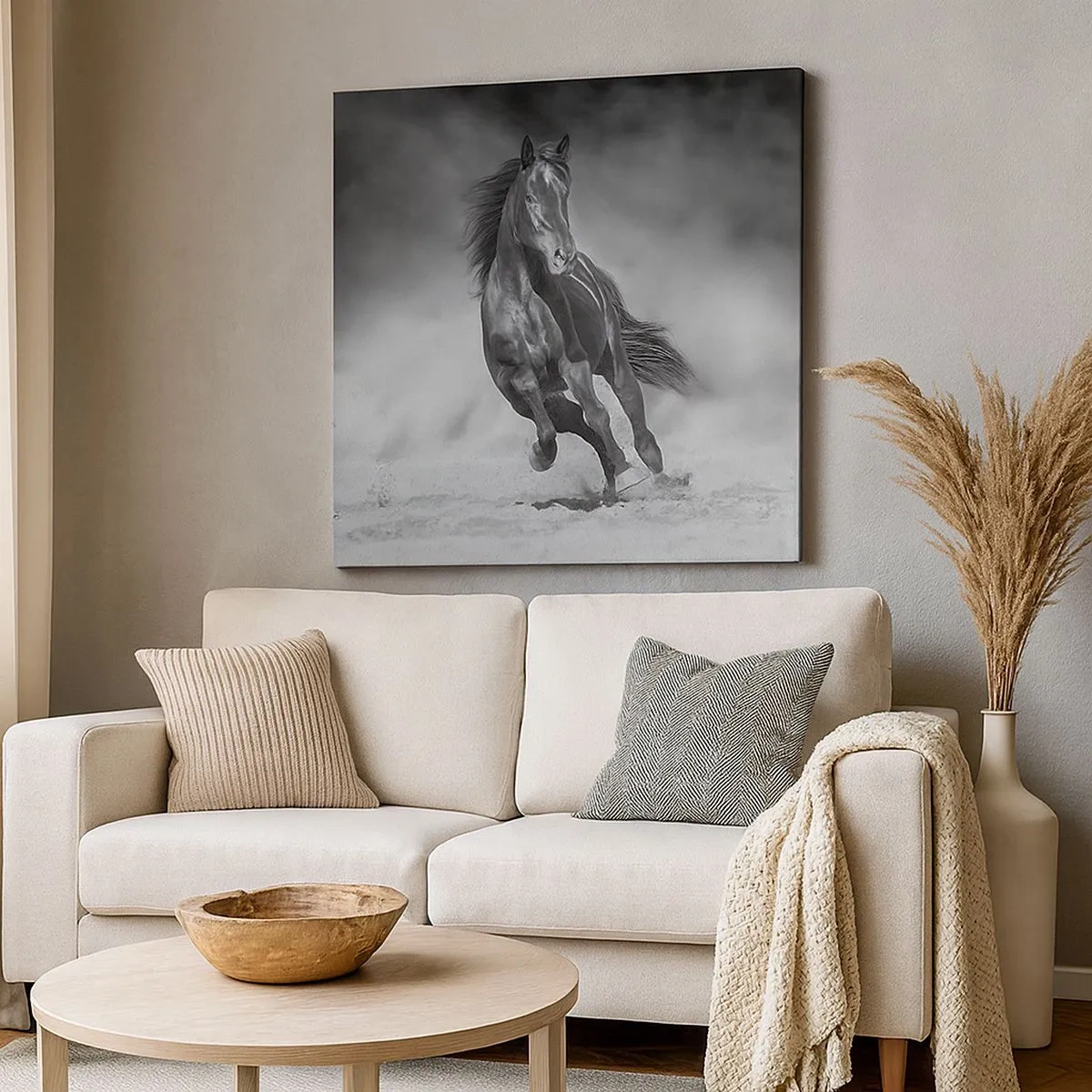 Quadro em tela - Digno do próprio emir - 30x30 cm